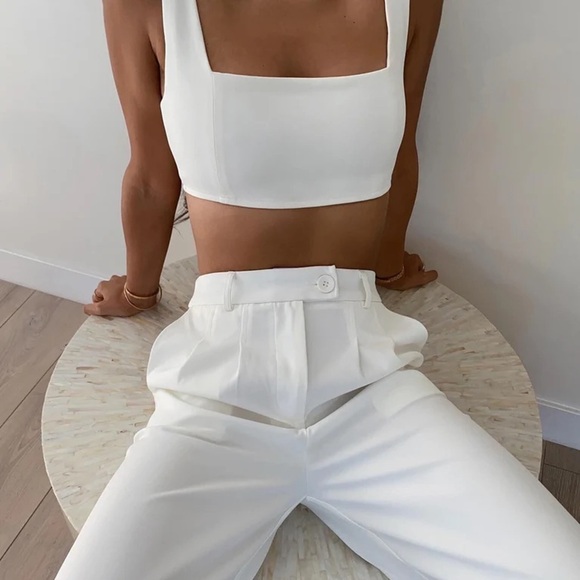 PRINCESS POLLY Huxley Top In White - Picture 1 of 5